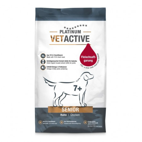 Platinum Vetactive de pollo para perros Senior