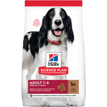 Hill's Science Plan Adult Medium Cordero 18 Kg