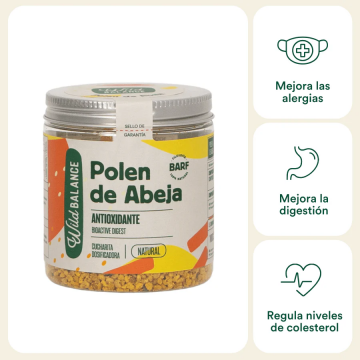 Wild Balance POLEN DE ABEJA ORGÁNICO suplemento para perros y gatos