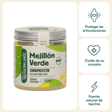 Wild Balance MEJILLÓN VERDE suplemento para perros y gatos