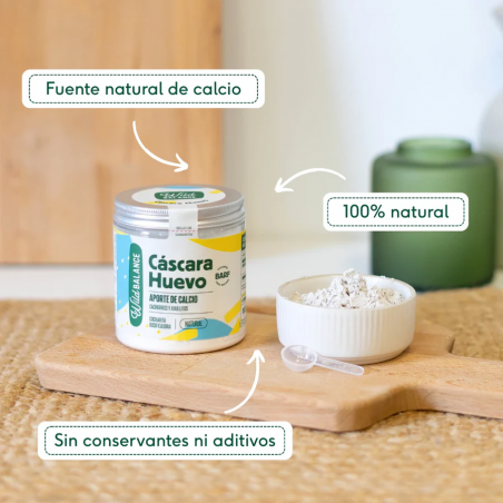 Wild Balance CÁSCARA DE HUEVO ORGÁNICO suplemento para perros y gatos