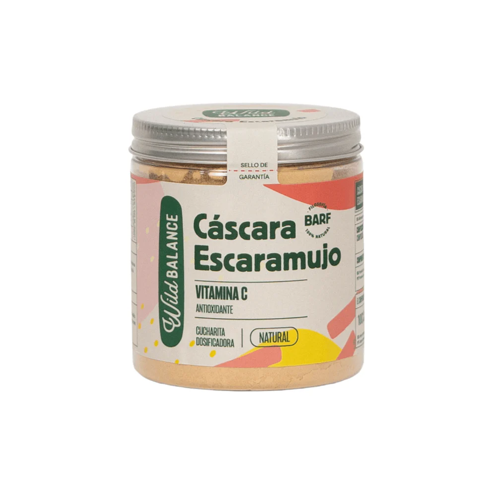 Wild Balance CÁSCARA DE ESCARAMUJO suplemento para perros y gatos