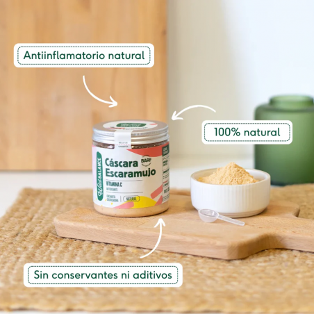 Wild Balance CÁSCARA DE ESCARAMUJO suplemento para perros y gatos