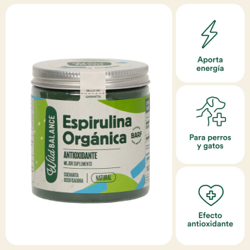 Wild Balance ESPIRULINA ORGÁNICA suplemento para perros y gatos