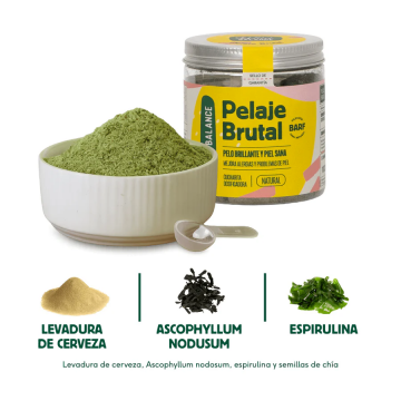 Wild Balance PELAJE BRUTAL suplemento para perros y gatos