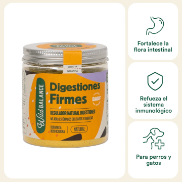 Wild Balance DIGESTIONES FIRMES prebiótico para perros y gatos