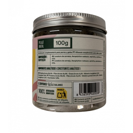 Wild Balance PELAJE BRUTAL suplemento para perros y gatos