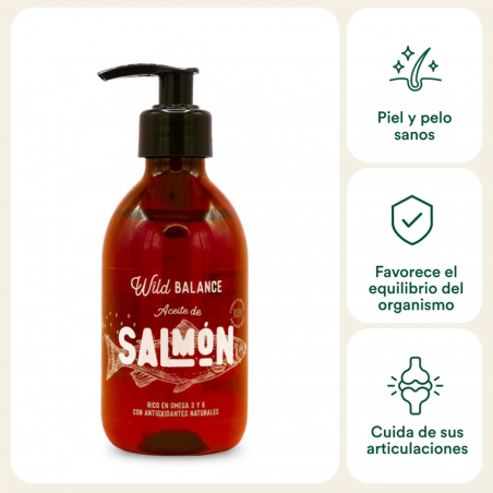 Wild Balance ACEITE SALMÓN NORUEGO para perros y gatos