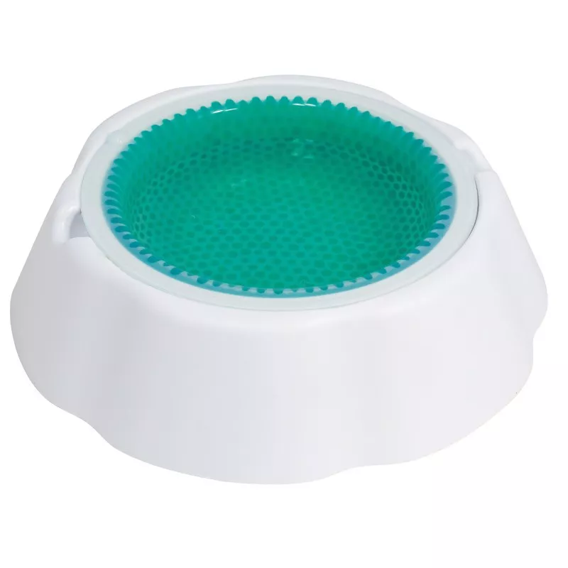 accesorios de verano para mascotas nayeco ice bowl 450ml bebedero refrescante