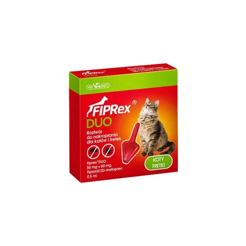 fiprex duo pipeta antiparasitaria gatos hurones