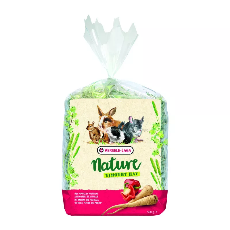 versele laga nature timothy heno para roedores sabor pimiento