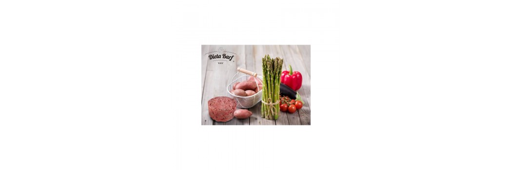 Menú dieta Barf para perros