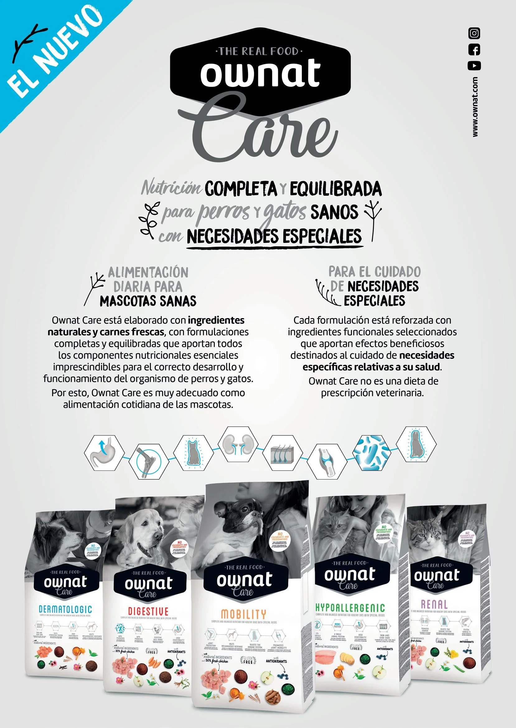 OWNAT Care Digestive para perros