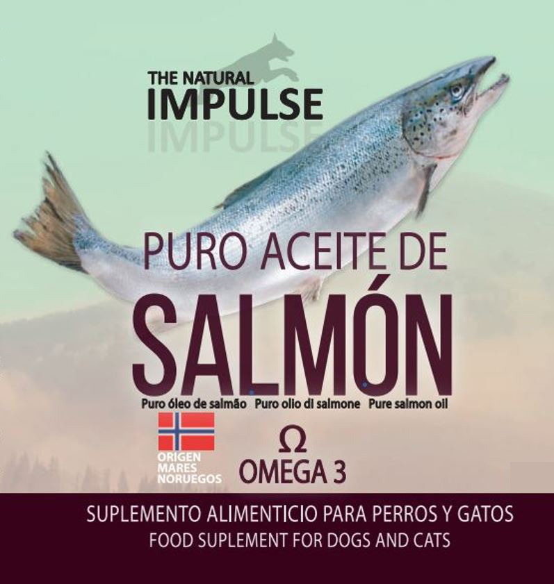Aceite de salmón salvaje de Alaska 100% puro para perros, aceite de pescado  líquido Omega 3 para perros, suplemento para piel y pelaje para
